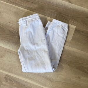 Jordan White Fleece Pants